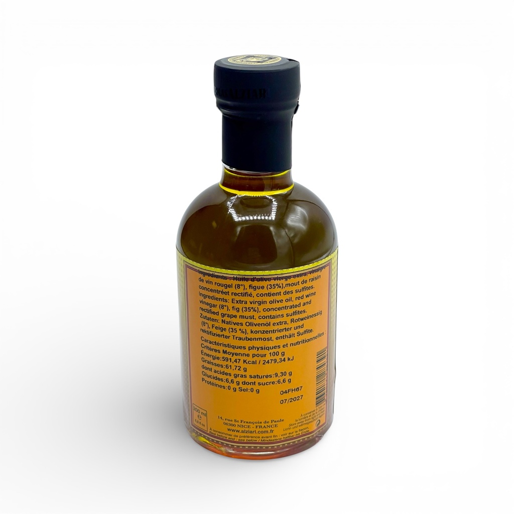 Vinaigrette à la figue 200 ml - Alziari