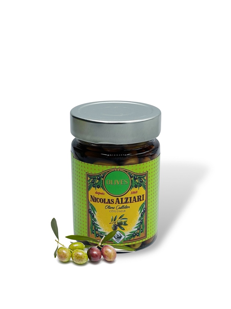 220g jar of Cailletier Olives - Alziari