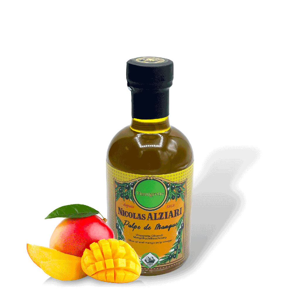 Vinaigrette pulpe de mangue 200 ml - Alziari