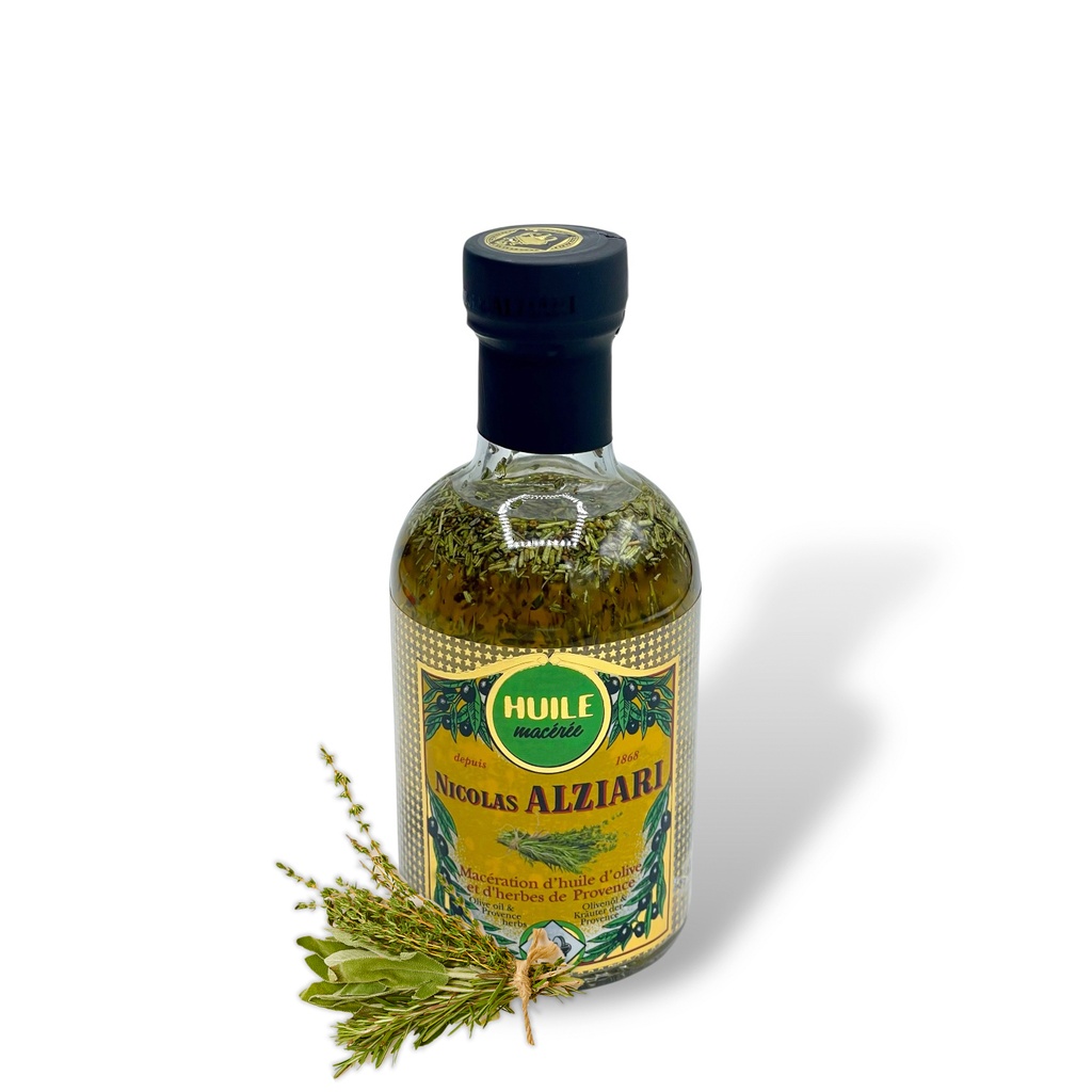 200ml bottle Herbs of Provence infused olive oil - Alziari