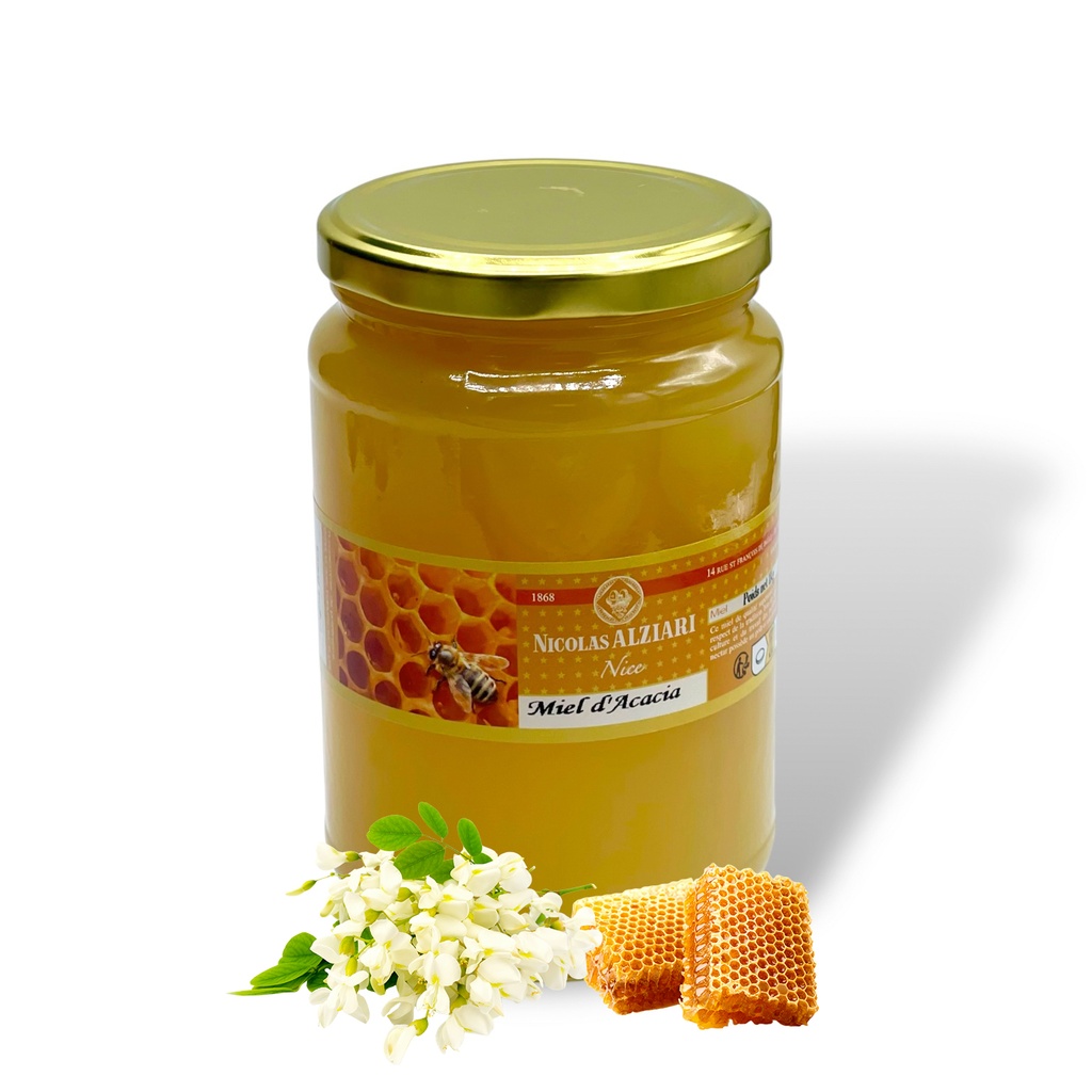 Miel d'Acacia de France pot 1kg - Alziari