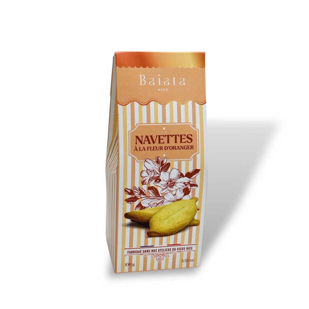 Navettes à la fleur d'Oranger - Boite de 100g  - Baiata