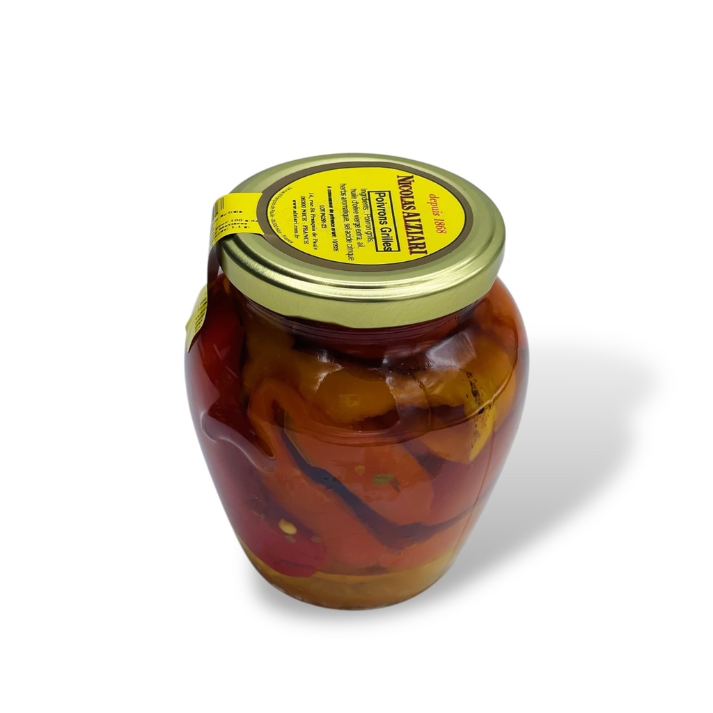 Grilled peppers in olive oil 280 gr - Alziari