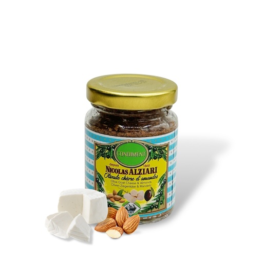 [1444] Olivade chevre et amandes 80g - Alziari