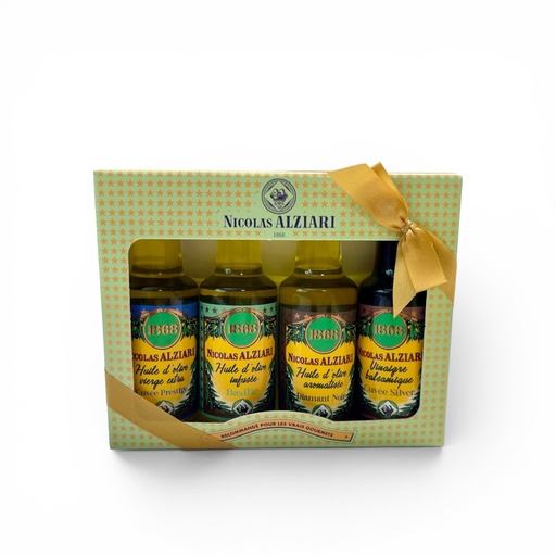 [5088] Pack 4 x 20 ml mignonnettes en Verre - Alziari