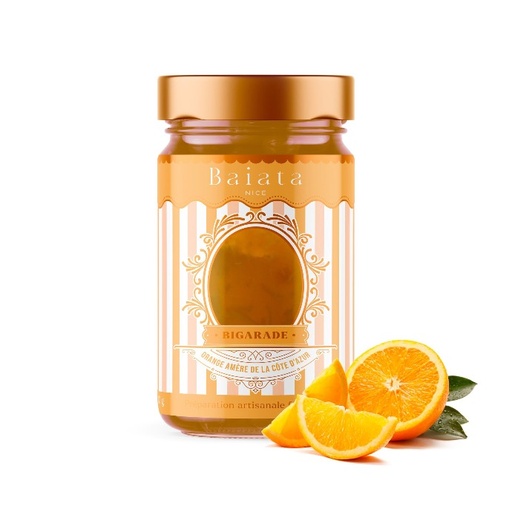 [5093] Fruchtdelikatesse Bittere Orange aus Vallauris "Bigarade" 230 gr - Baiata