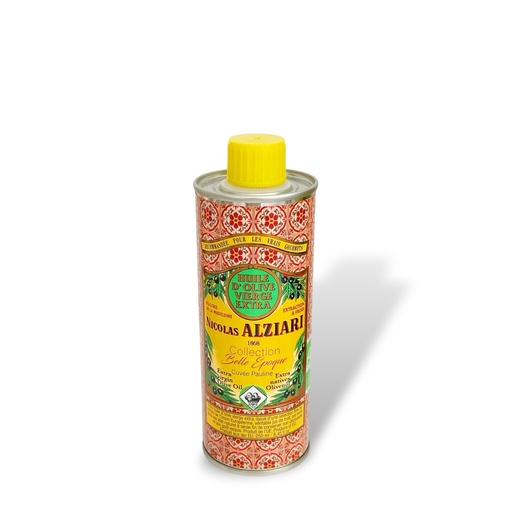 [5550] 250ml tin Extra Virgin Olive oil - Cuvée PAULINE ORGANIC* - edition BELLE EPOQUE - Alziari 