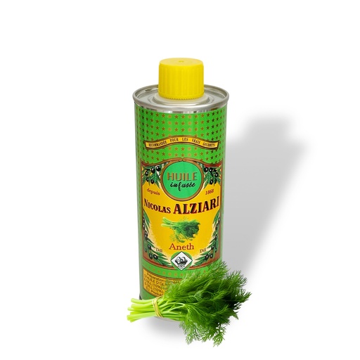 [5553] Huile d'olive infusée ANETH 250 ML - Alziari