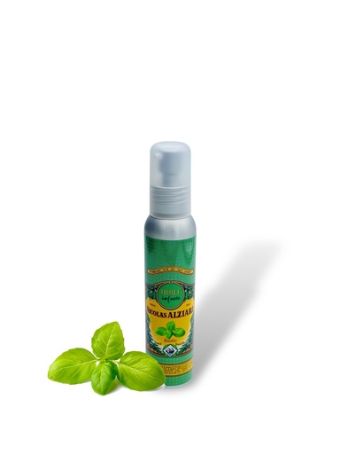 [1143] Huile d'olive BASILIC FRAIS 100 ml flacon POMPE - Alziari