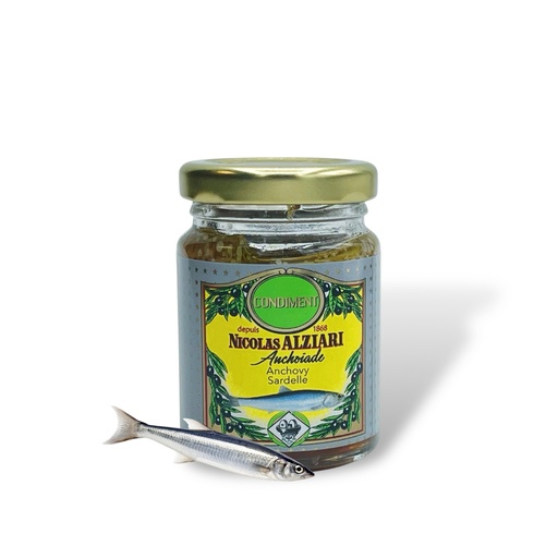 [1321] 80g glass of Anchovy Paste - Alziari