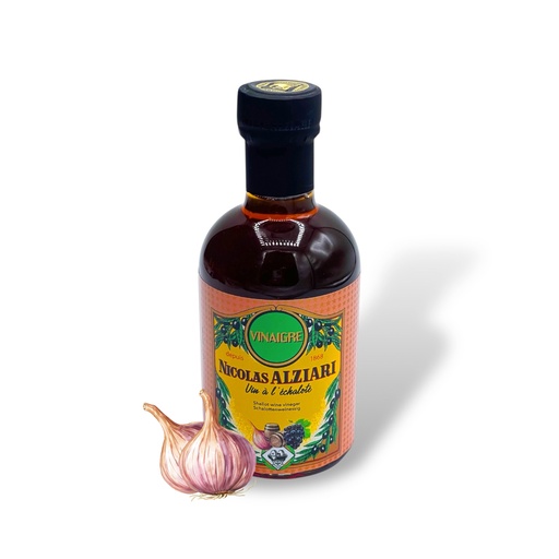 [1416] Vinaigre de vin à l'échalote 200 ml - Alziari