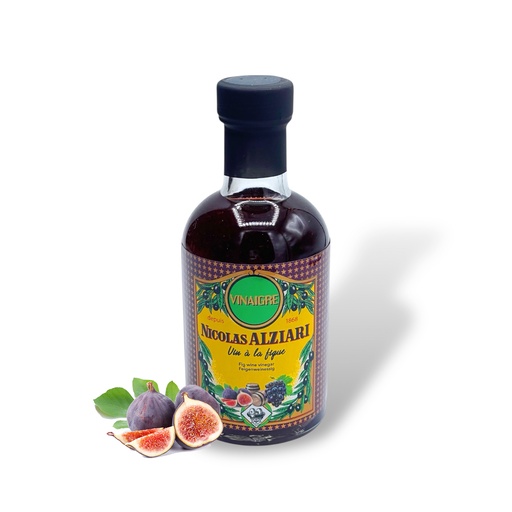 [1418] Vinaigre de vin rouge à la Figue 200 ml - Alziari