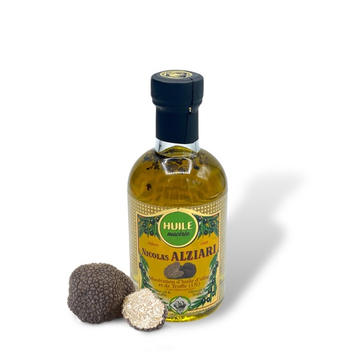 [1455] 200ml Flasche Olivenöl mit Trüffel Mazeration - Alziari