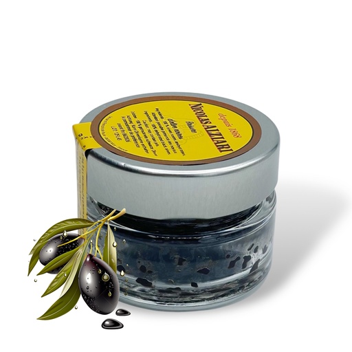 [1492] 25g jar of grated dried black olives - Alziari