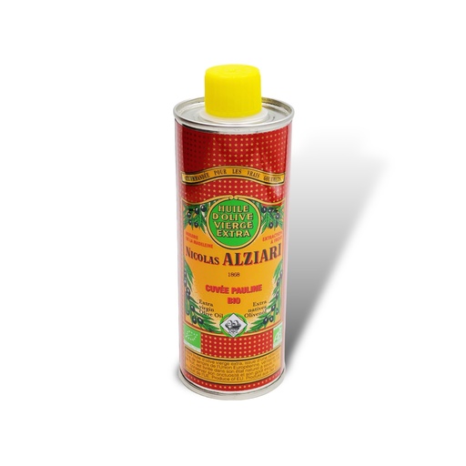 [1746] 250ml tin Extra Virgin Olive oil - Cuvée Pauline ORGANIC* - Alziari 