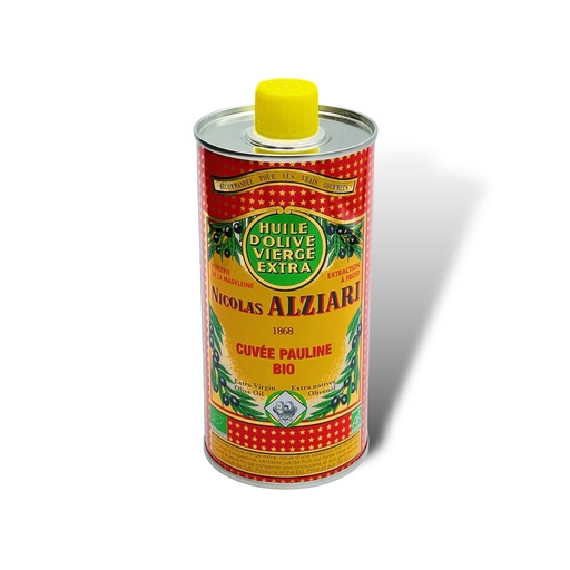 [4332] 500ml Kanister kräftig fruchtiges Olivenöl - Cuvée PAULINE - BIO* - Alziari 