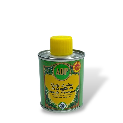 [4958] 100ml tin Olive oil PDO Baux de Provence - Alziari