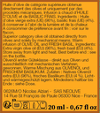 Mignonnette 20 ml en VERRE huile Basilic - Alziari