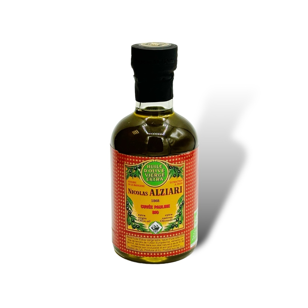 200ml Flasche kräftig fruchtiges Olivenöl - Cuvée PAULINE - BIO* - Alziari 