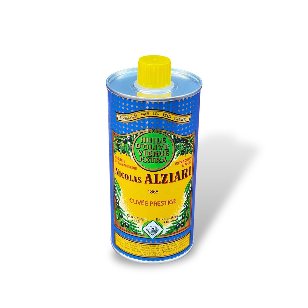 500ml Kanister mild fruchtiges Olivenöl - Cuvée PRESTIGE - Alziari