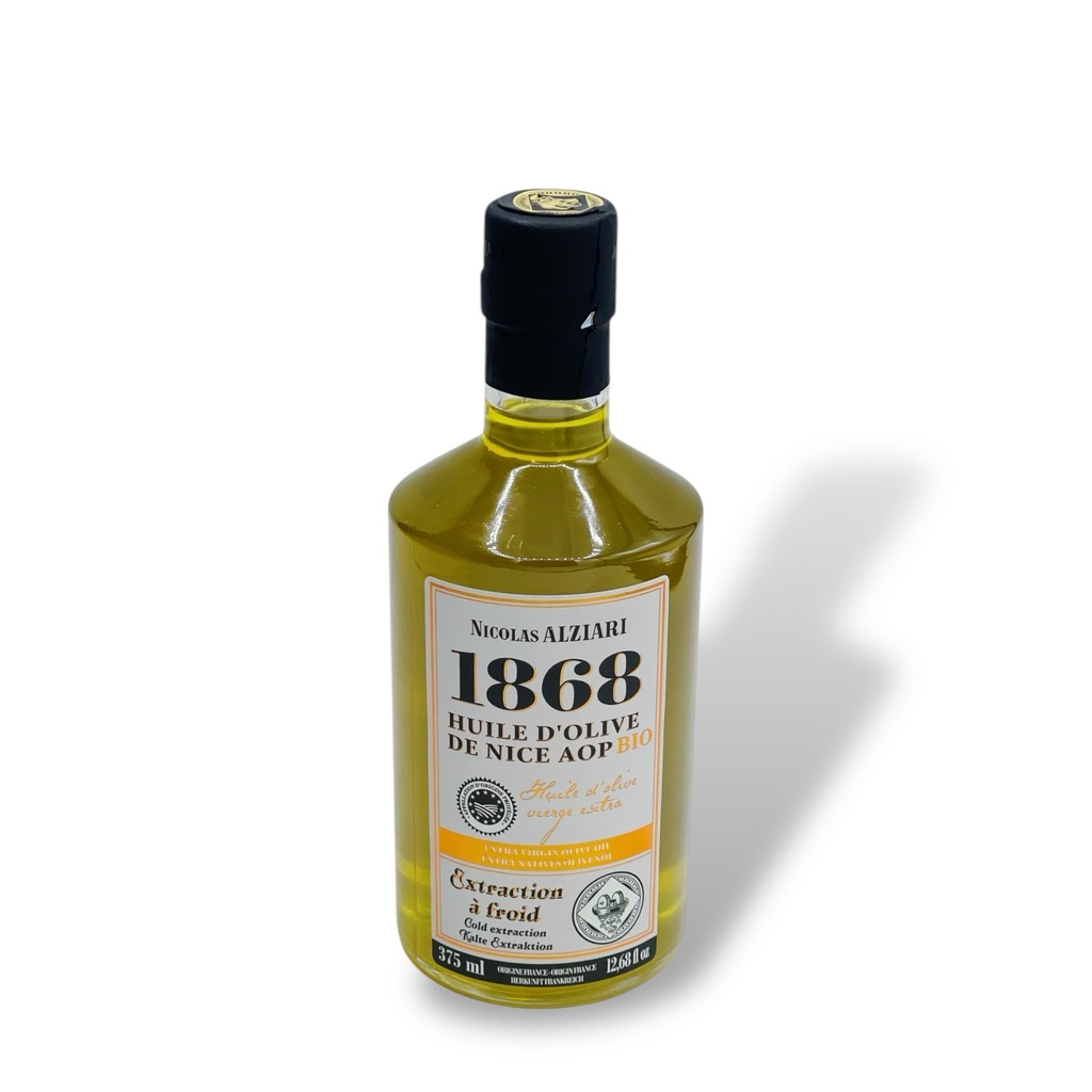 Huile d'olive AOP Nice flacon Barrique 375 ml - BIO* - Alziari