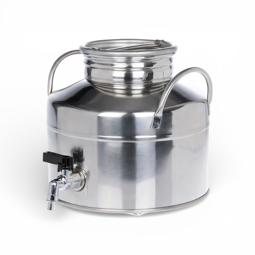 3L Edelstahl Kanister für Olivenöl (leer)