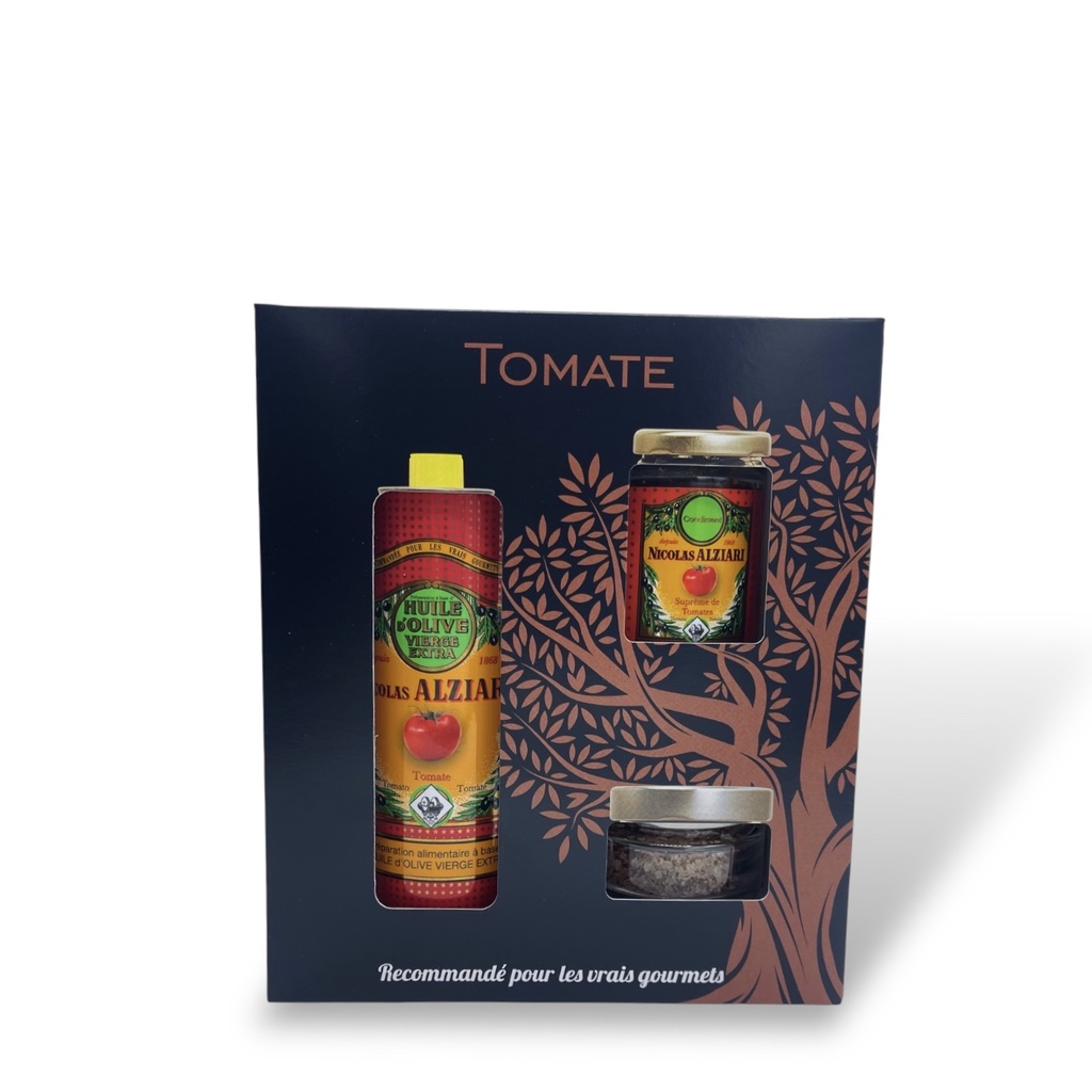 Gift box "Mon retour de marché TOMATO" - Alziari