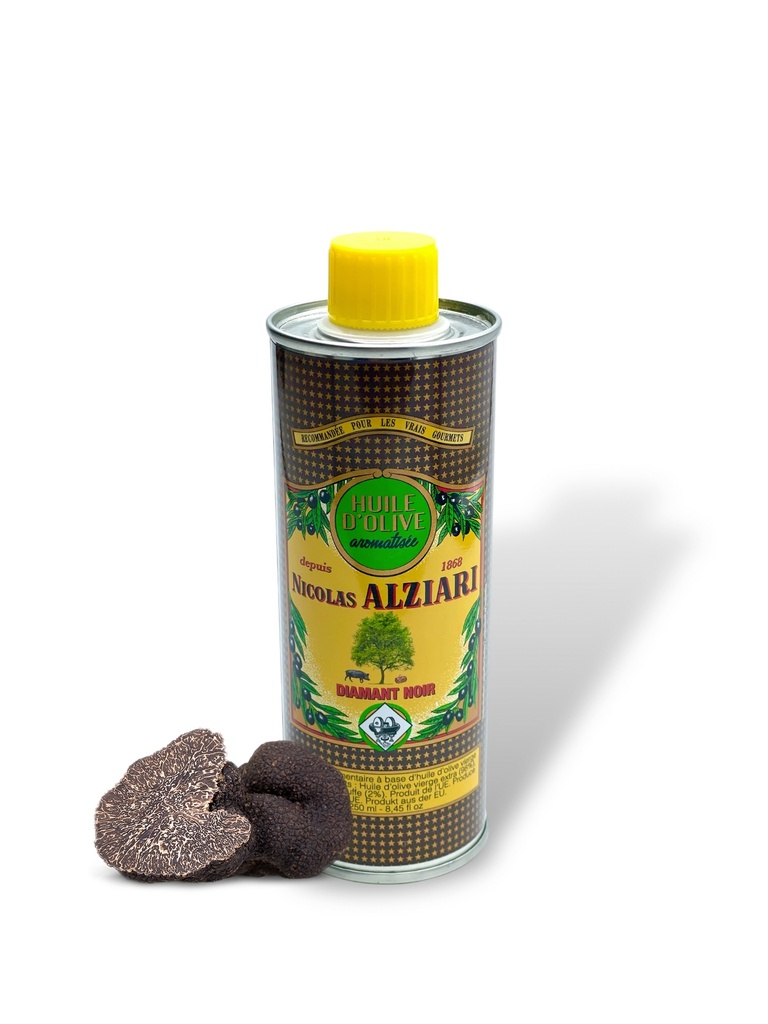 250ml Dose aromatisiertes Olivenöl Trüffel - Alziari