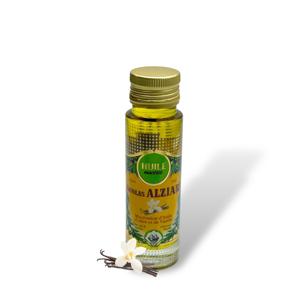100ml bottle Vanilla infused olive oil - Alziari