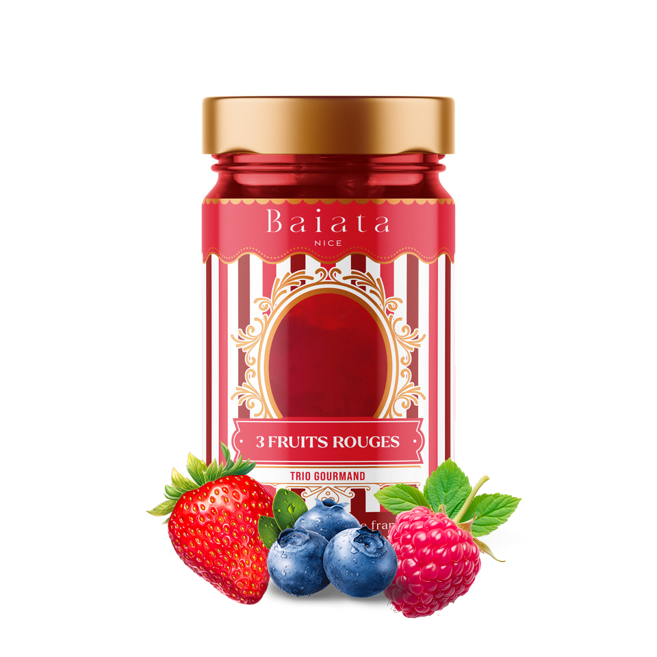 Délice de Fruits « 3 fruits rouges » 230g - Baiata