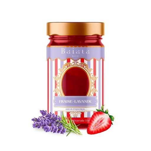 [6018] Délice de fruits : "Fraise Lavande" 230g - Baiata