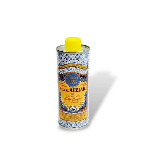 [1579] Bidon 250 ml huile d'olive cuvée PRESTIGE - collection BELLE EPOQUE - Alziari