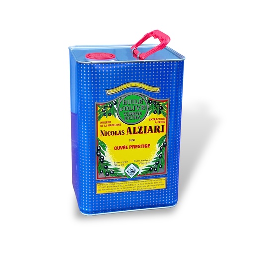 [1115] 5L Kanister mild fruchtiges Olivenöl - Cuvée PRESTIGE - Alziari