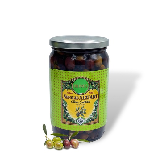 [1212] 480g jar of Cailletier Olives