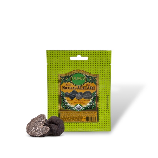 [1820] 60g sachet Cailletier olives with truffle sauce - Alziari
