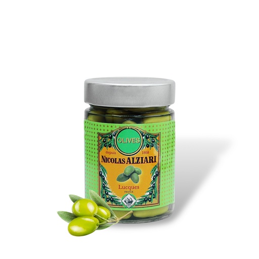 [2027] Glass olives Lucques 200 gr