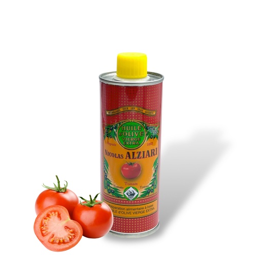 [3710] 250ml Dose aromatisiertes Olivenöl Tomate - Alziari
