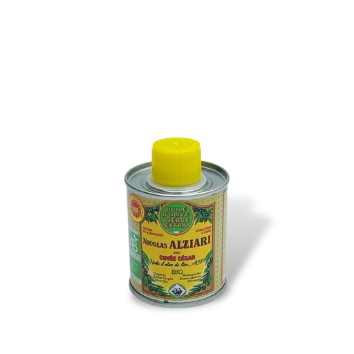[4555] 100ml Dose Natives Olivenöl Extra - Cuvée Cesar GUB Nizza* - Alziari