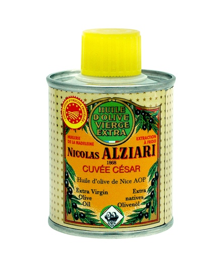[4555] 100ml tin extra virgin olive oil Cuvée César PDO Nice* - Alziari