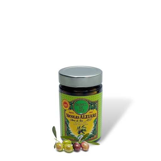 [4969] Olives de Nice AOP 125 g (jar) - Alziari